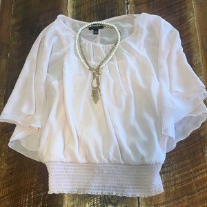 Light Pink Ruffled Blouse